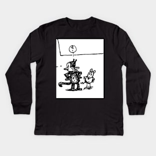 Krazy Kat and Ignatz Mouse Classic Comic Kids Long Sleeve T-Shirt